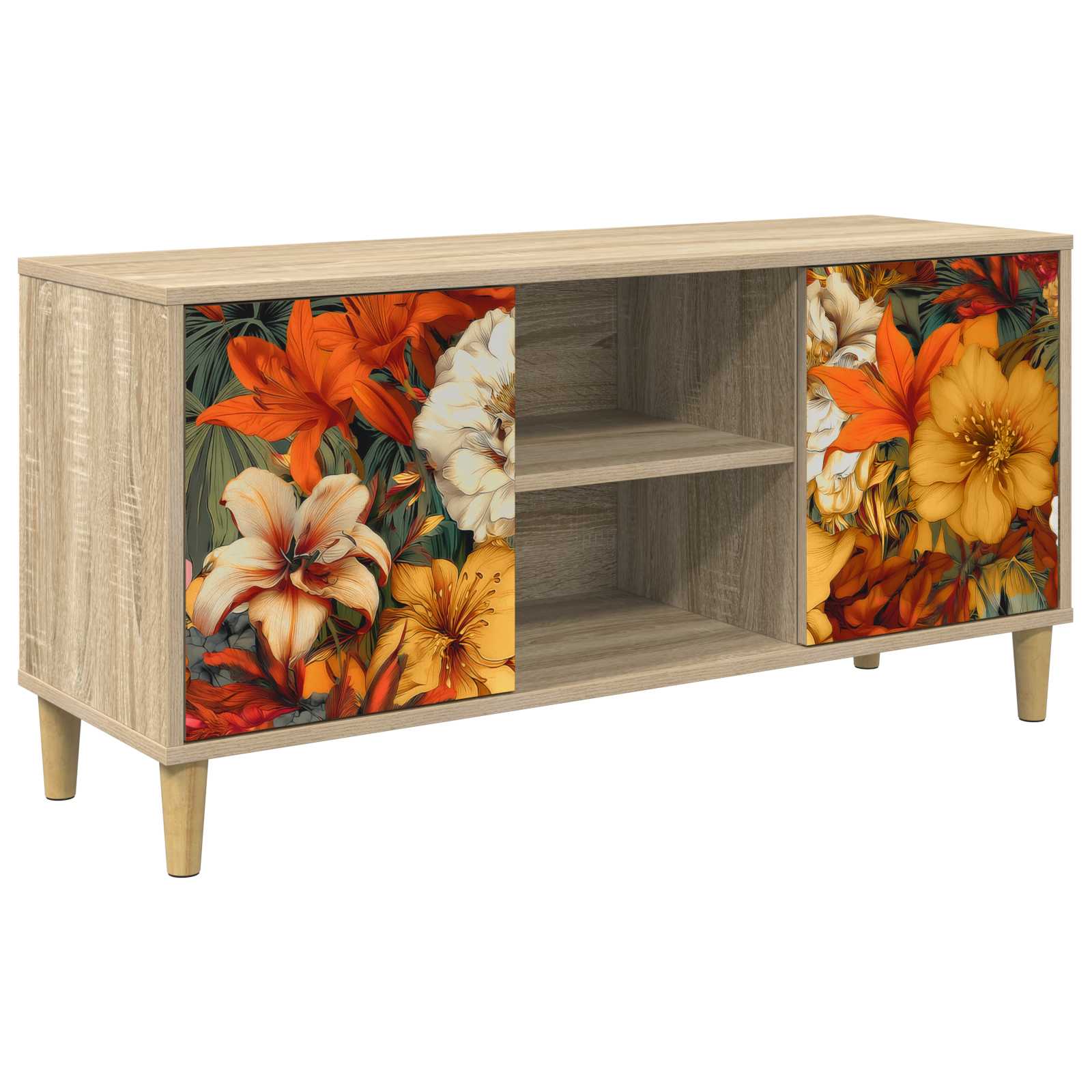 vidaXL Szafka pod telewizor GENNEP 102 x 33 x 50 cm Sonoma