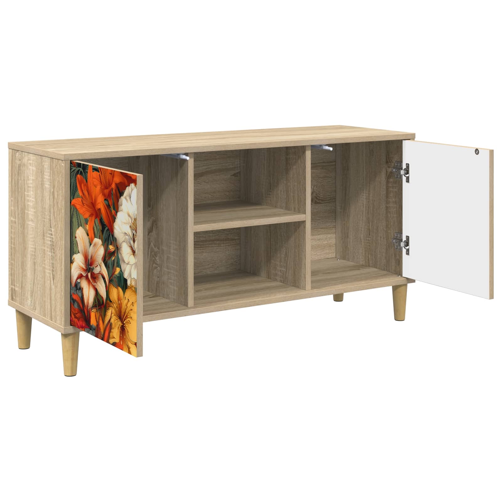 vidaXL Szafka pod telewizor GENNEP 102 x 33 x 50 cm Sonoma