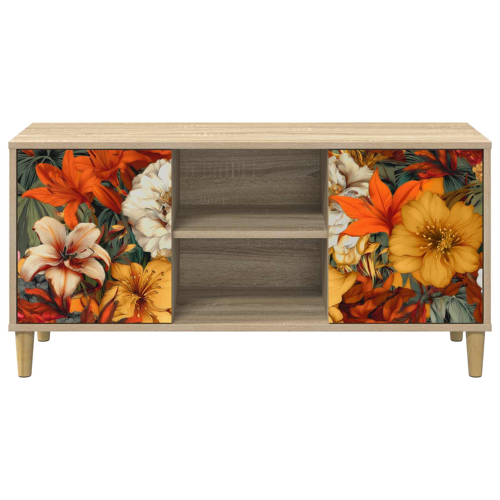 vidaXL Szafka pod telewizor GENNEP 102 x 33 x 50 cm Sonoma