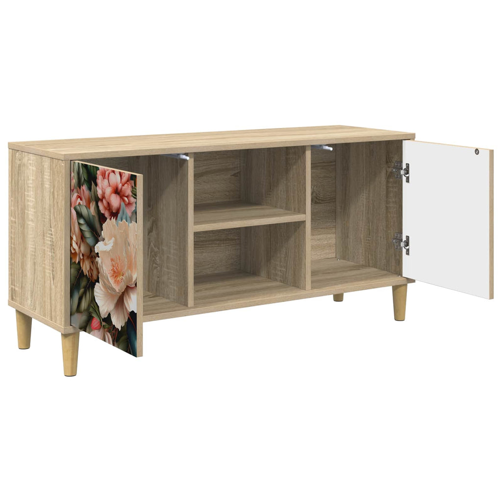 vidaXL Szafka pod telewizor BORNE 102 x 33 x 50 cm Sonoma