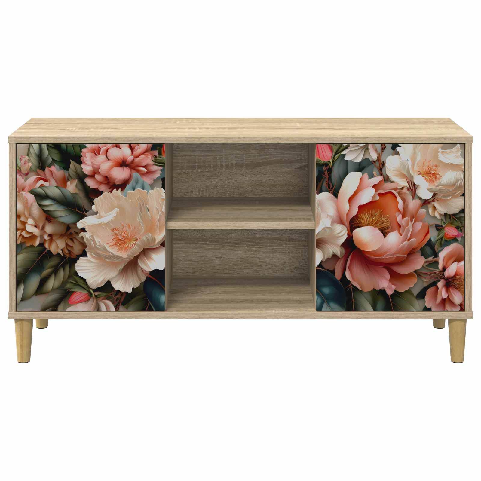 vidaXL Szafka pod telewizor BORNE 102 x 33 x 50 cm Sonoma
