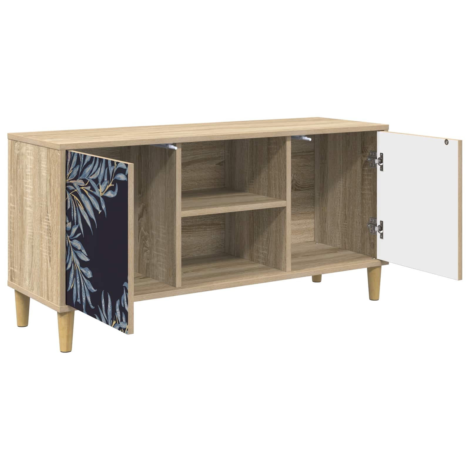 vidaXL Szafka pod telewizor DOKKUM 102 x 33 x 50 cm Sonoma