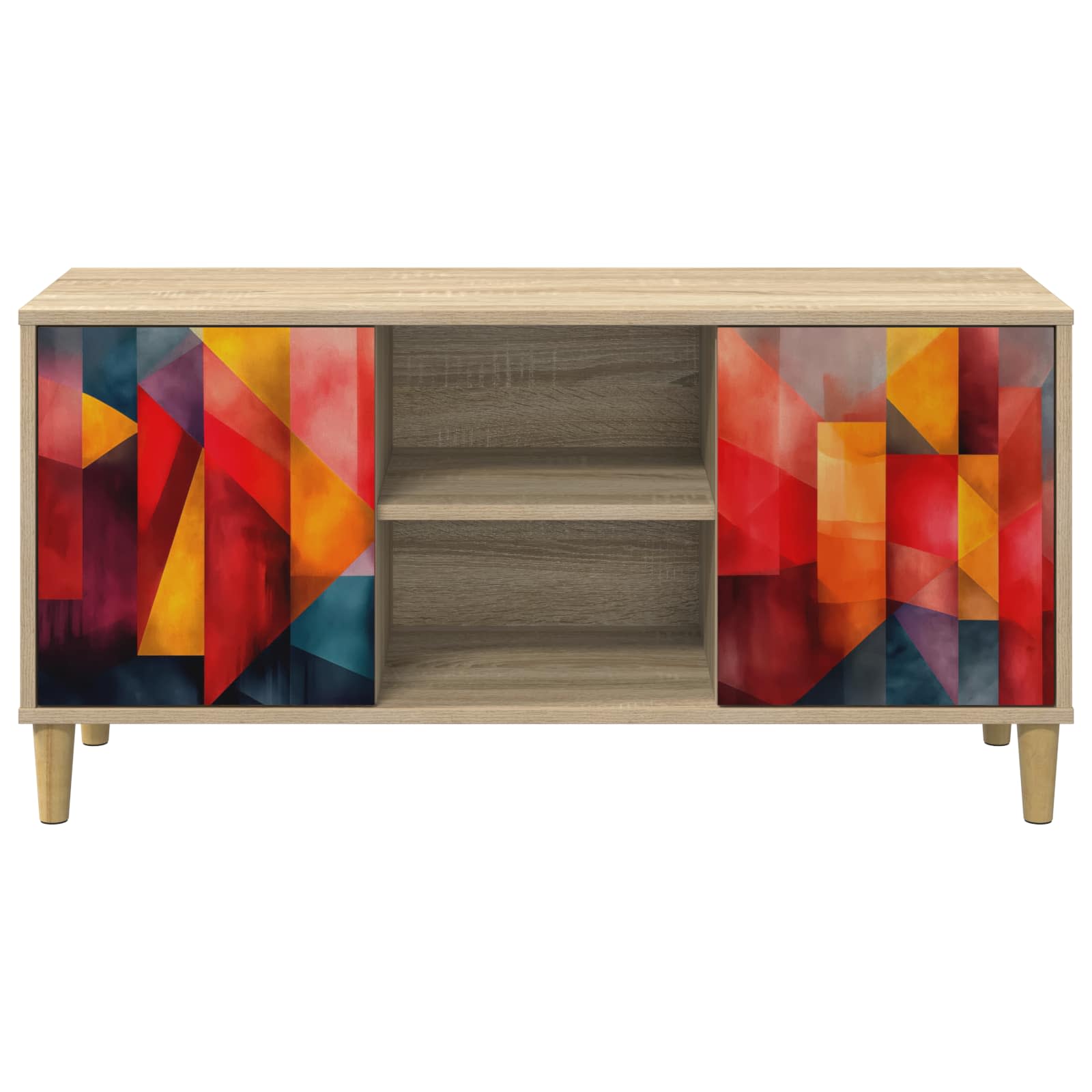 vidaXL Szafka pod telewizor HEESCH 102 x 33 x 50 cm Sonoma