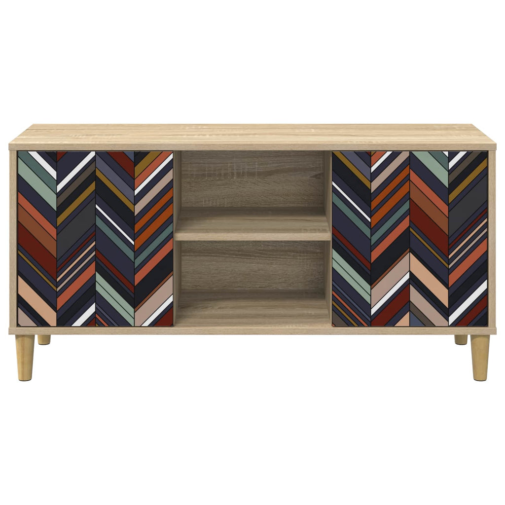 vidaXL Szafka pod telewizor OMMEN 102 x 33 x 50 cm Sonoma