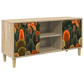vidaXL Szafka pod telewizor ZAANDAM 102 x 33 x 50 cm Sonoma