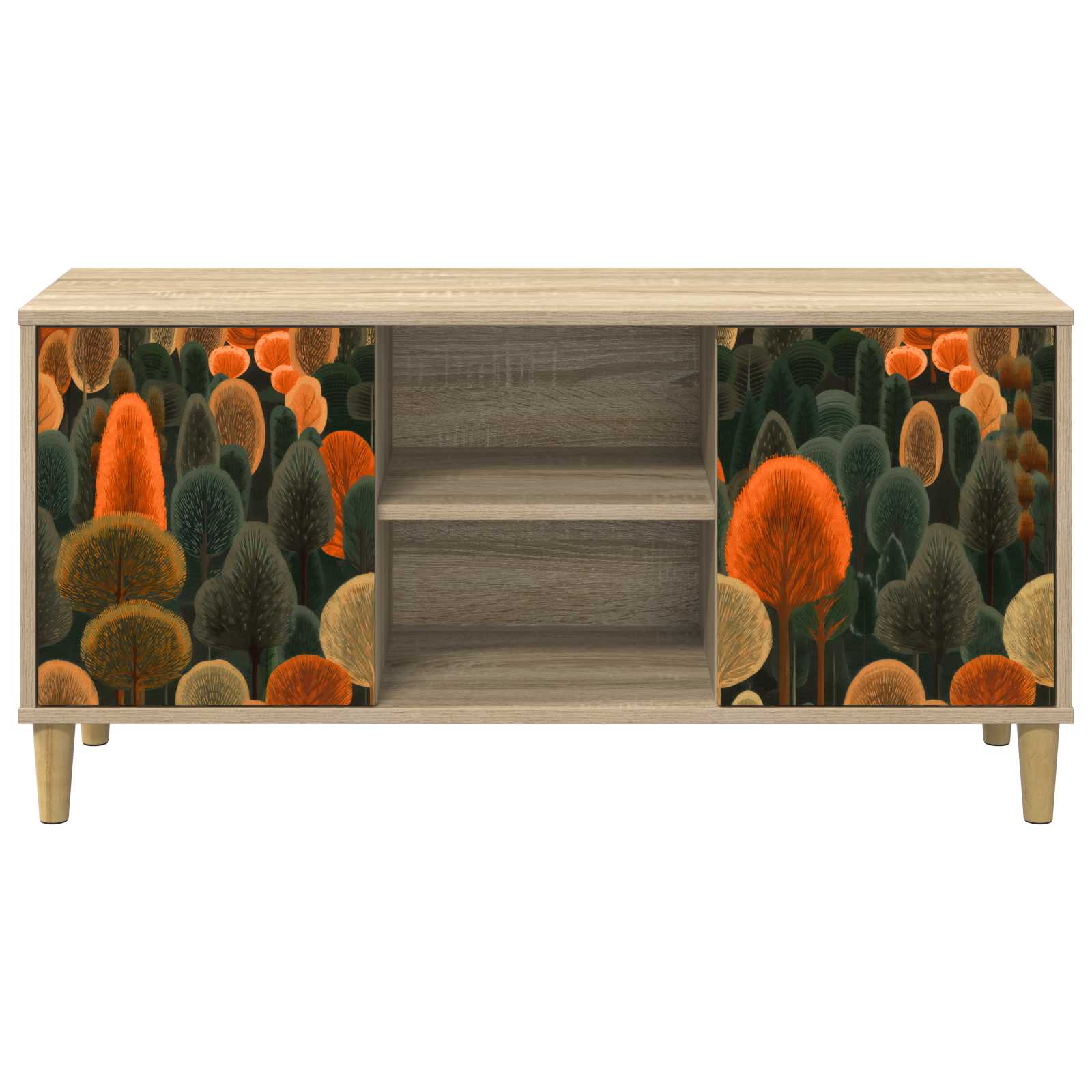 vidaXL Szafka pod telewizor ZAANDAM 102 x 33 x 50 cm Sonoma