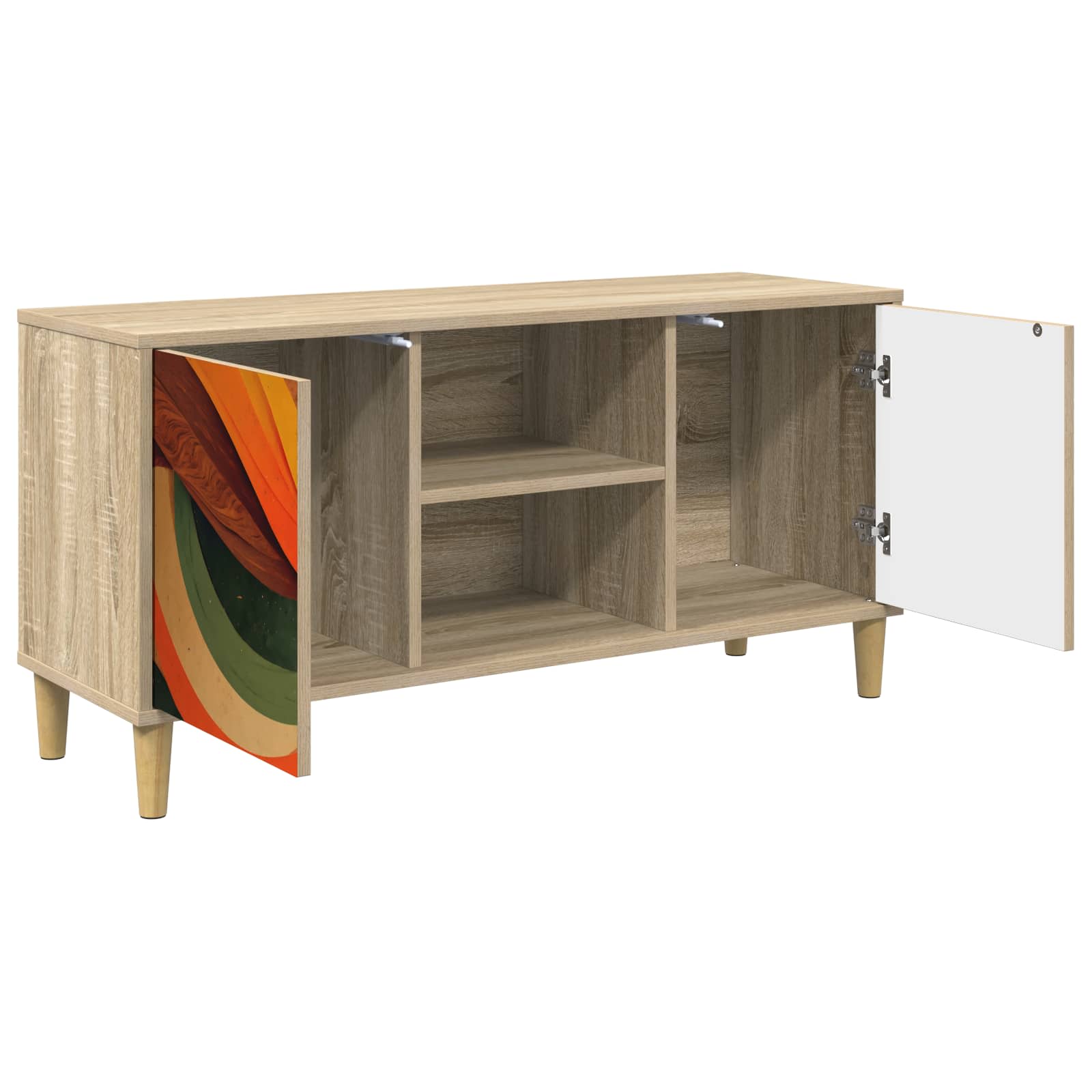 vidaXL Szafka pod telewizor BONN 102 x 33 x 50 cm Sonoma