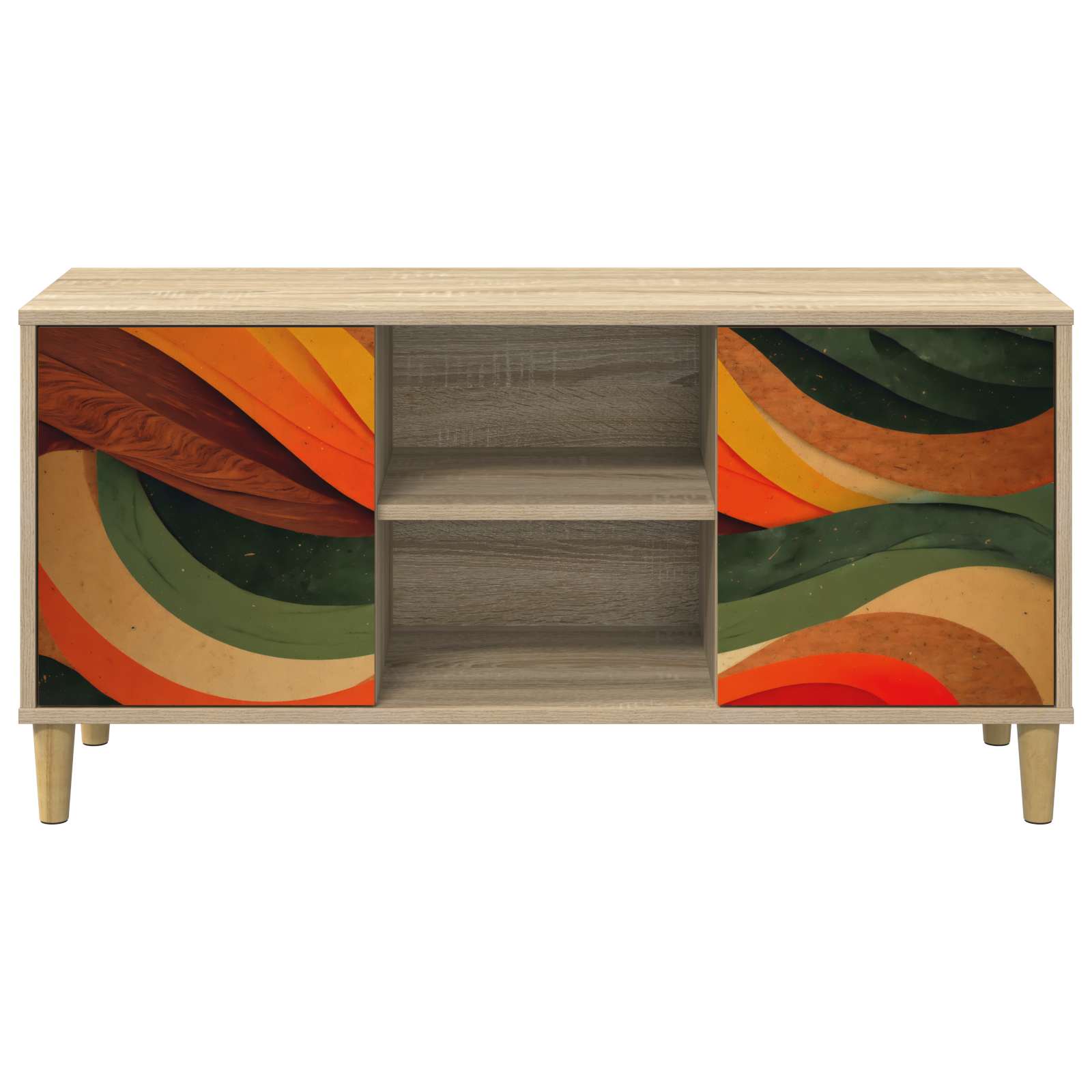 vidaXL Szafka pod telewizor BONN 102 x 33 x 50 cm Sonoma