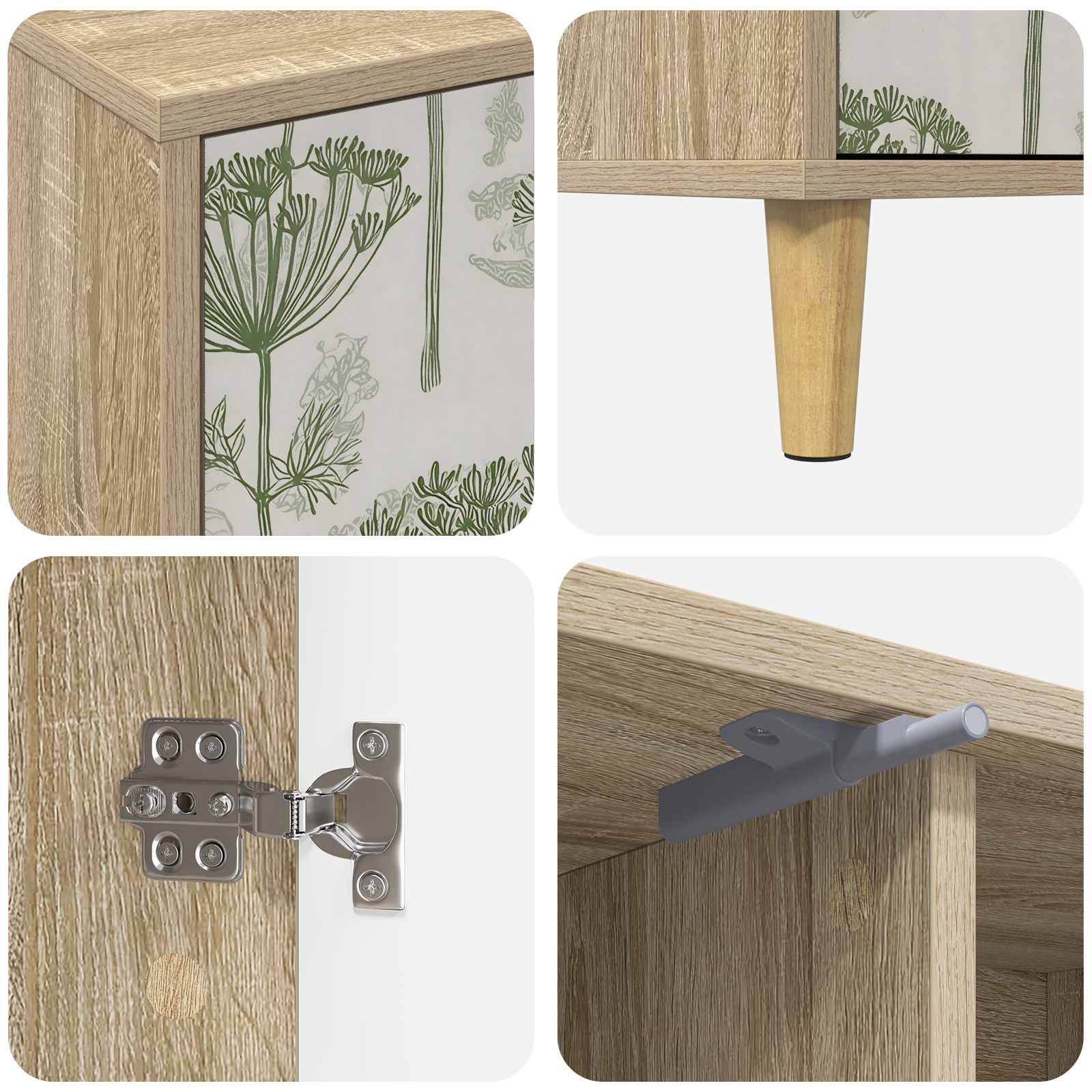 vidaXL Szafka pod telewizor GOTHA 102 x 33 x 50 cm Sonoma