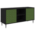 vidaXL Szafka pod telewizor GELEEN 102 x 33 x 51 cm Czarny dąb