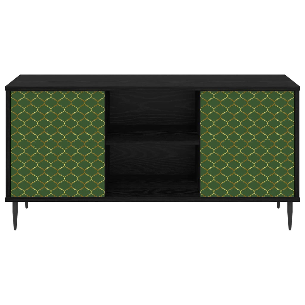 vidaXL Szafka pod telewizor GELEEN 102 x 33 x 51 cm Czarny dąb