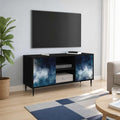 vidaXL Szafka pod telewizor RAALTE 102 x 33 x 51 cm Czarny dąb