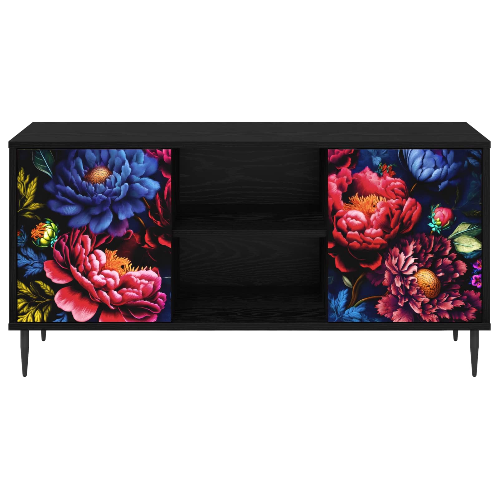 vidaXL Szafka pod telewizor KIEL 102 x 33 x 51 cm Czarny dąb