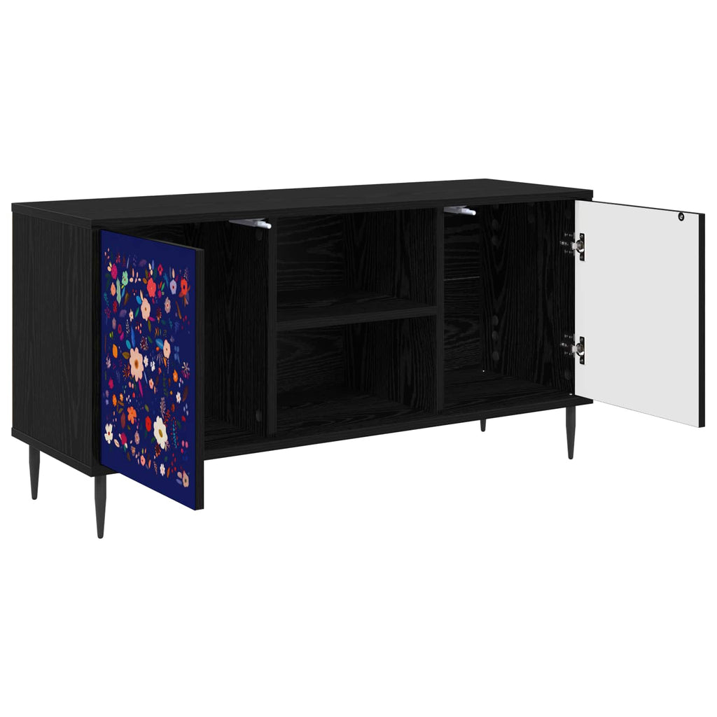 vidaXL Szafka pod telewizor MAINZ 102 x 33 x 51 cm Czarny dąb
