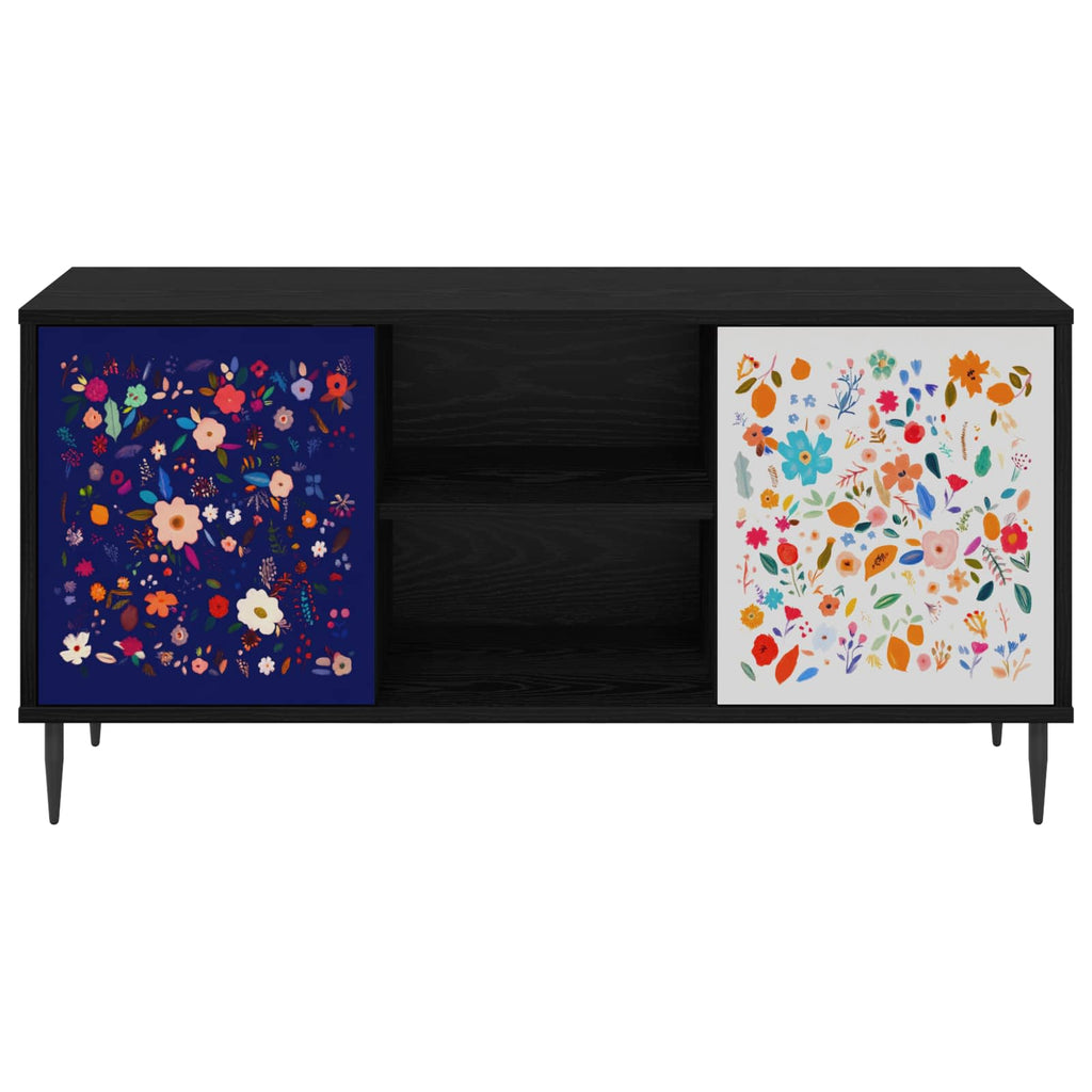 vidaXL Szafka pod telewizor MAINZ 102 x 33 x 51 cm Czarny dąb