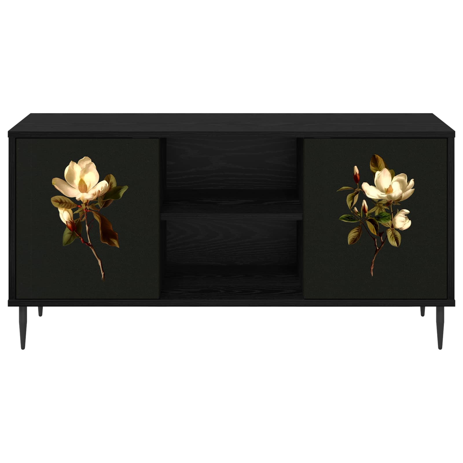 vidaXL Szafka pod telewizor BREMEN 102 x 33 x 51 cm Czarny dąb