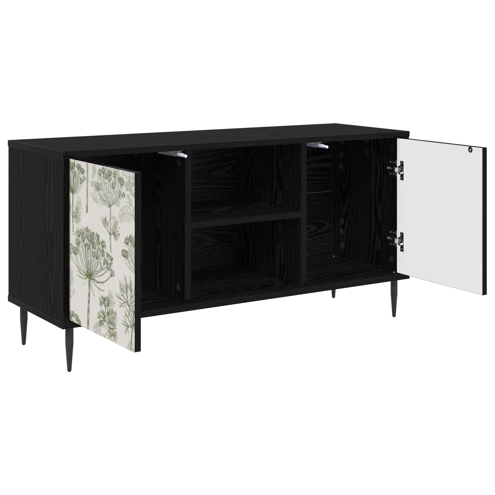 vidaXL Szafka pod telewizor GOTHA 102 x 33 x 51 cm Czarny dąb