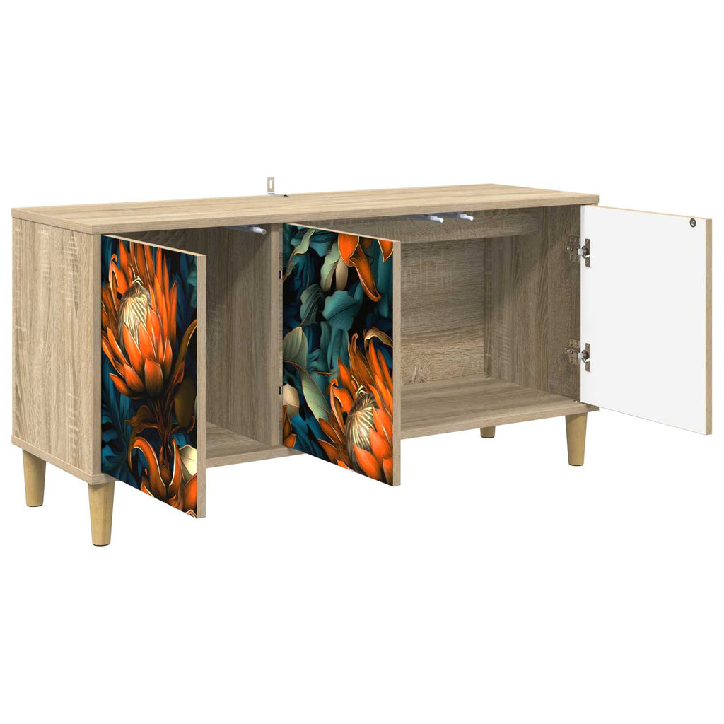 vidaXL Szafka pod telewizor LOCHEM 102 x 33 x 50 cm Sonoma