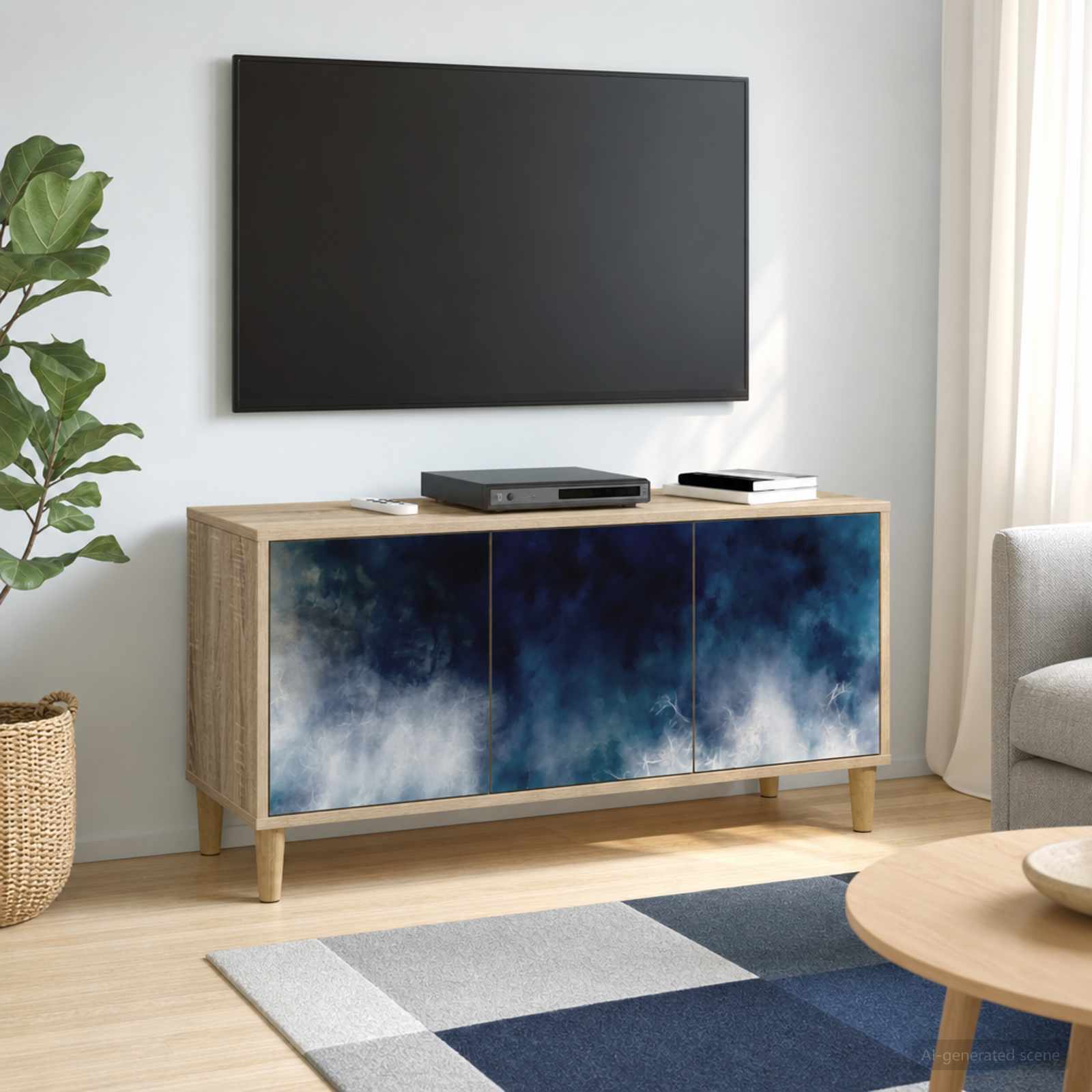 vidaXL Szafka pod telewizor RAALTE 102 x 33 x 50 cm Sonoma