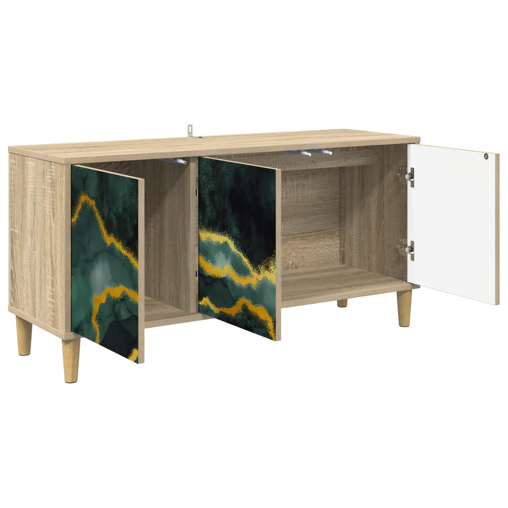vidaXL Szafka pod telewizor WIJHE 102 x 33 x 50 cm Sonoma