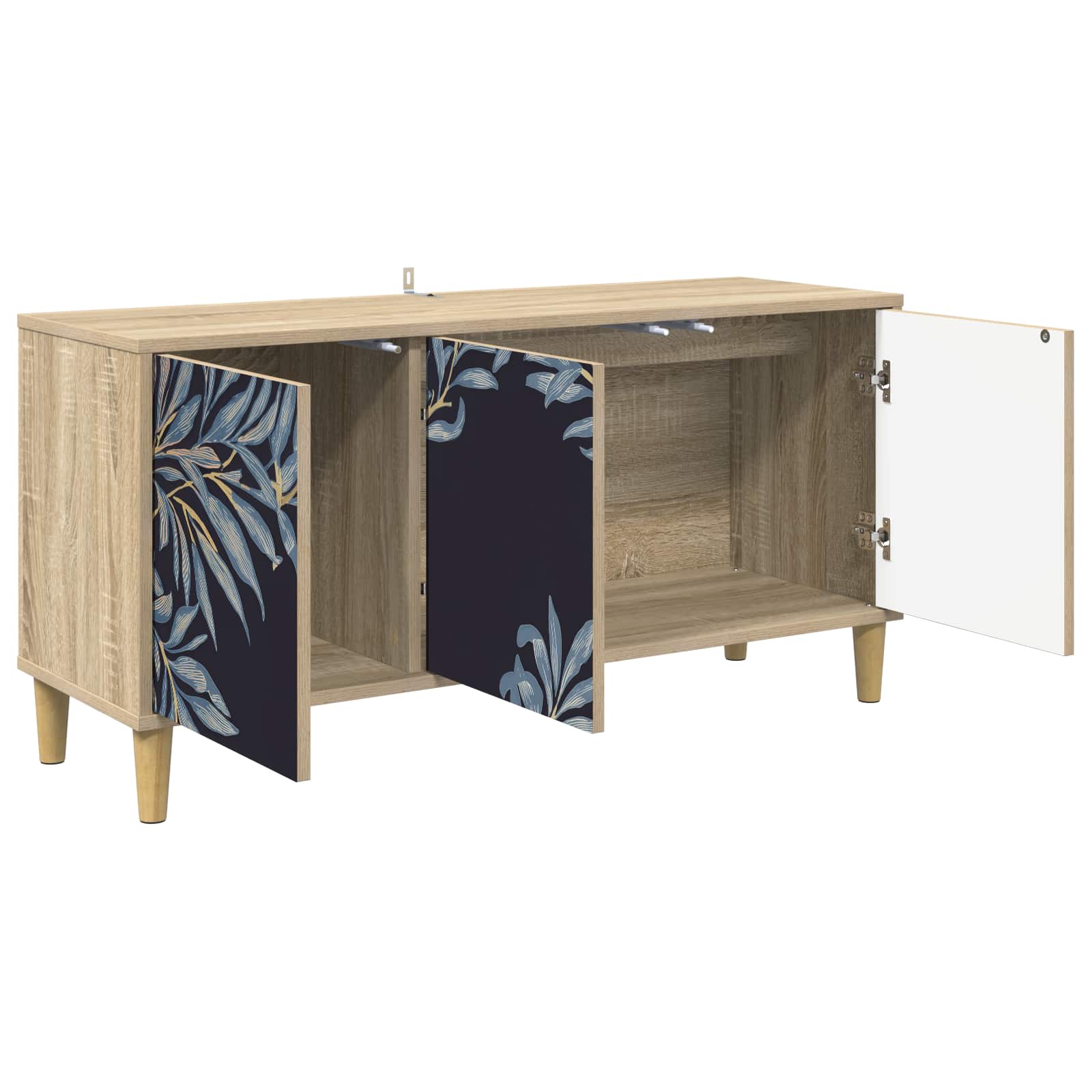 vidaXL Szafka pod telewizor DOKKUM 102 x 33 x 50 cm Sonoma