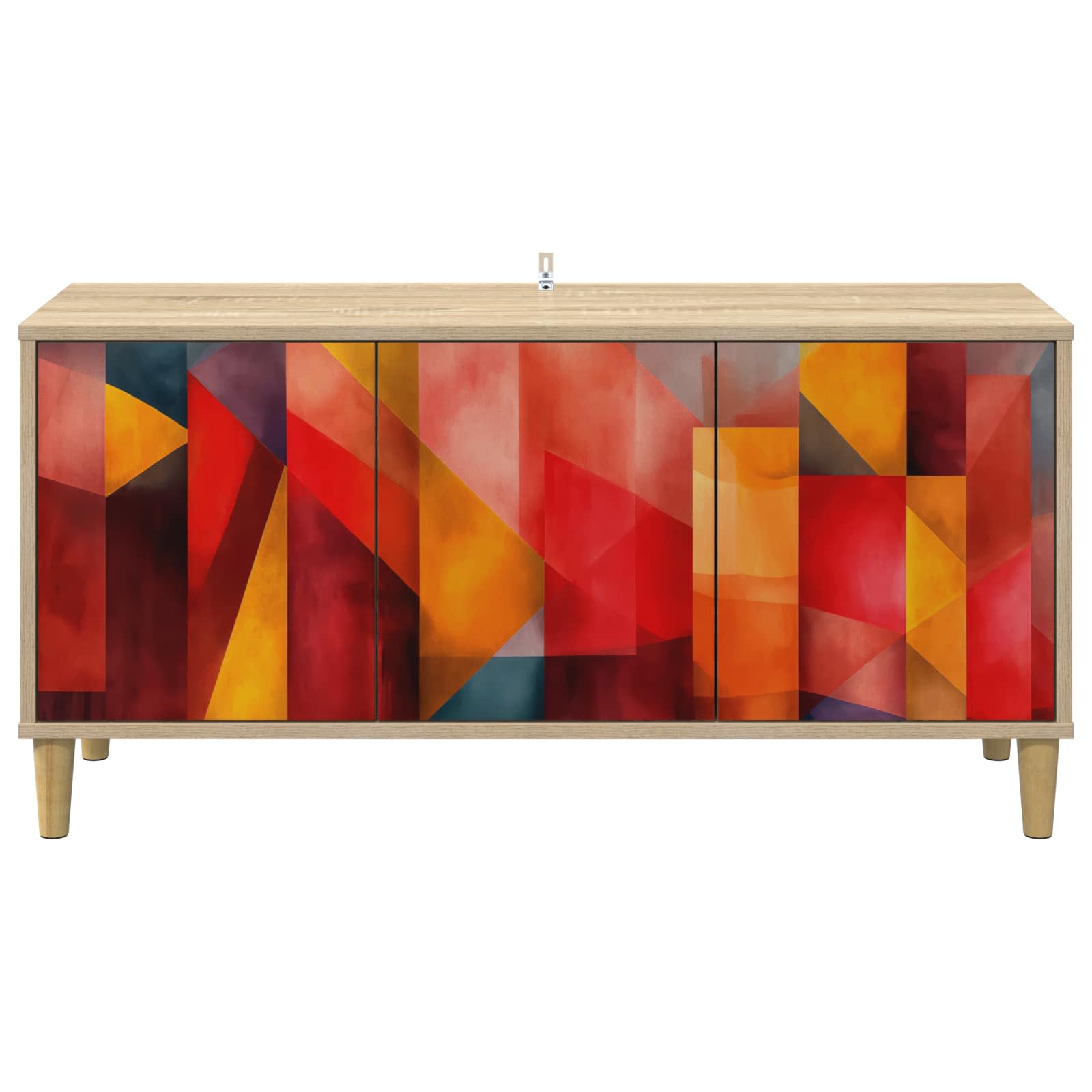 vidaXL Szafka pod telewizor HEESCH 102 x 33 x 50 cm Sonoma