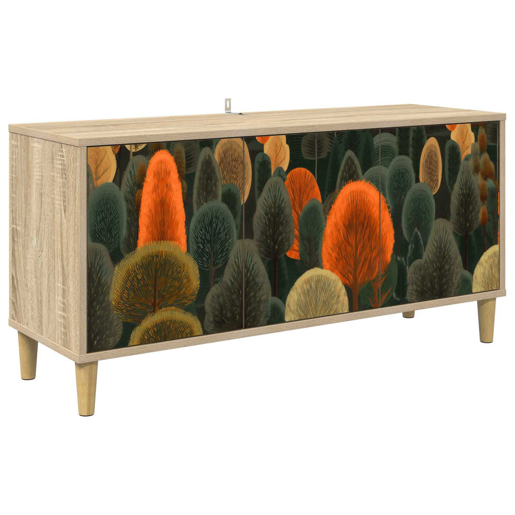 vidaXL Szafka pod telewizor ZAANDAM 102 x 33 x 50 cm Sonoma