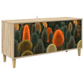 vidaXL Szafka pod telewizor ZAANDAM 102 x 33 x 50 cm Sonoma