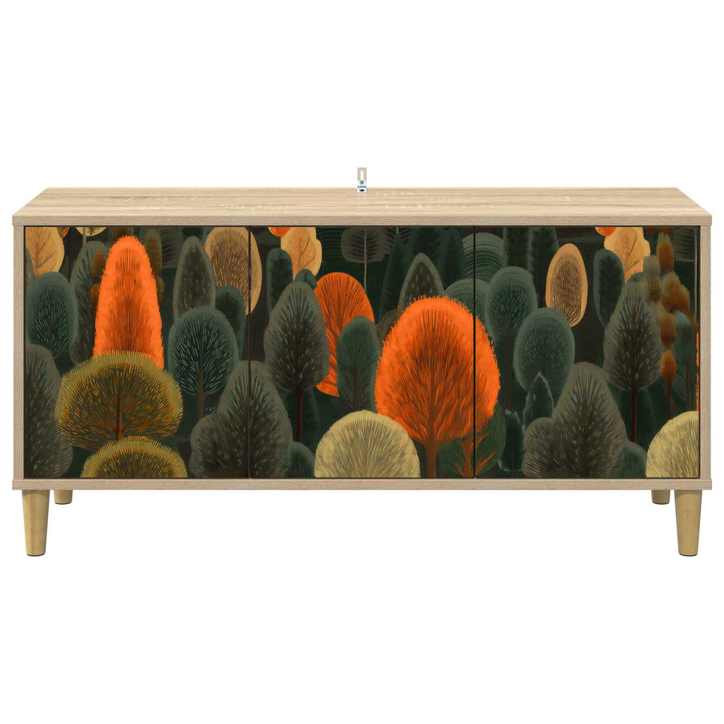 vidaXL Szafka pod telewizor ZAANDAM 102 x 33 x 50 cm Sonoma