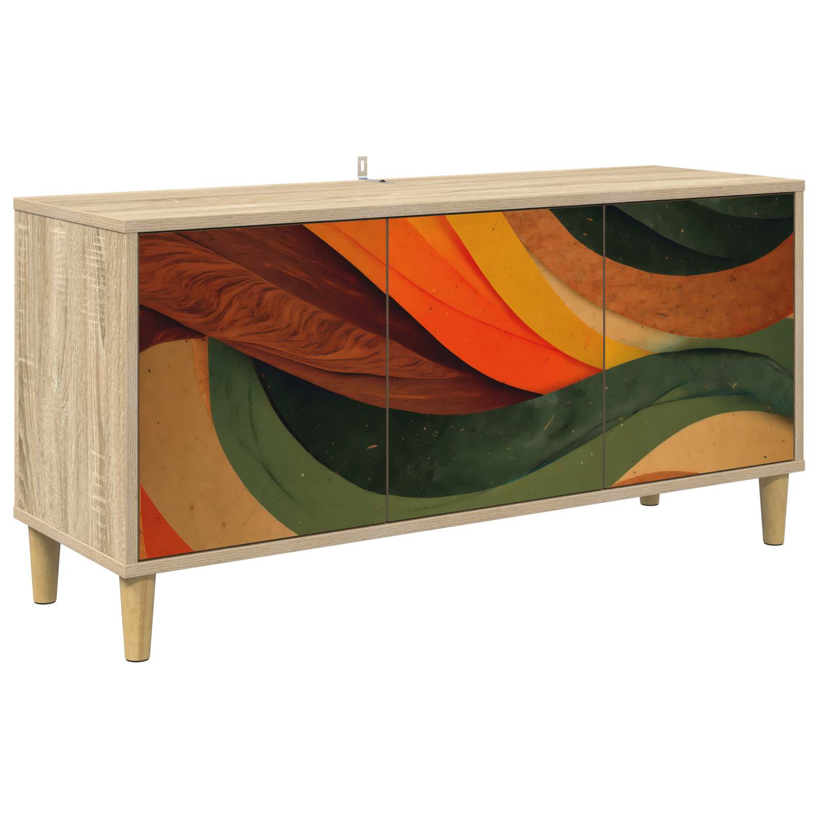 vidaXL Szafka pod telewizor BONN 102 x 33 x 50 cm Sonoma