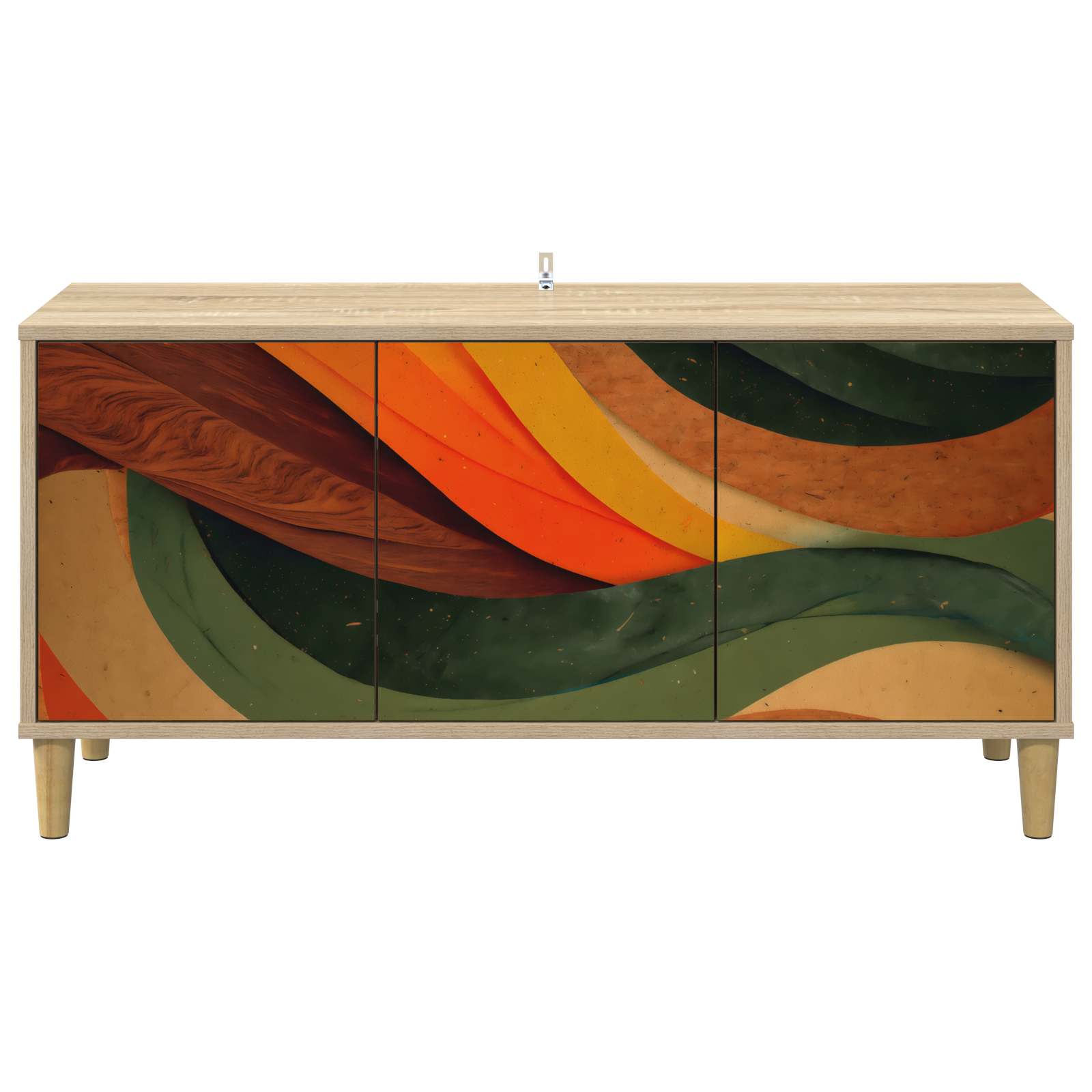 vidaXL Szafka pod telewizor BONN 102 x 33 x 50 cm Sonoma
