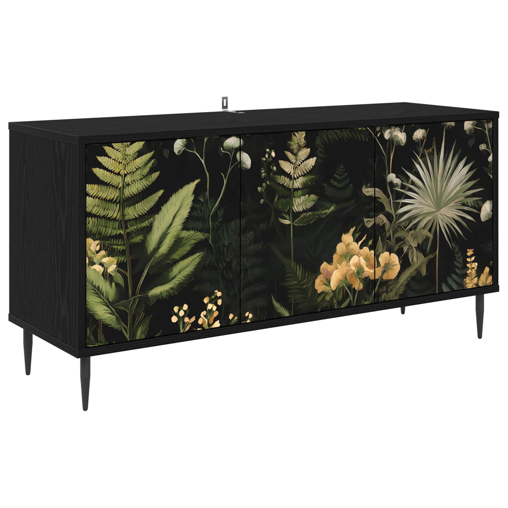 vidaXL Szafka pod telewizor RHENEN 102 x 33 x 51 cm Czarny dąb