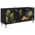 vidaXL Szafka pod telewizor RHENEN 102 x 33 x 51 cm Czarny dąb