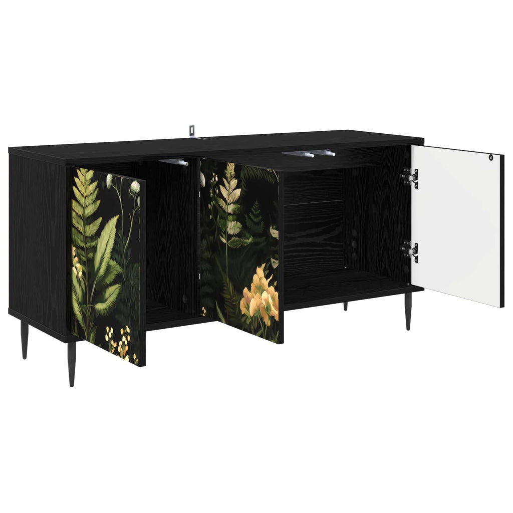 vidaXL Szafka pod telewizor RHENEN 102 x 33 x 51 cm Czarny dąb