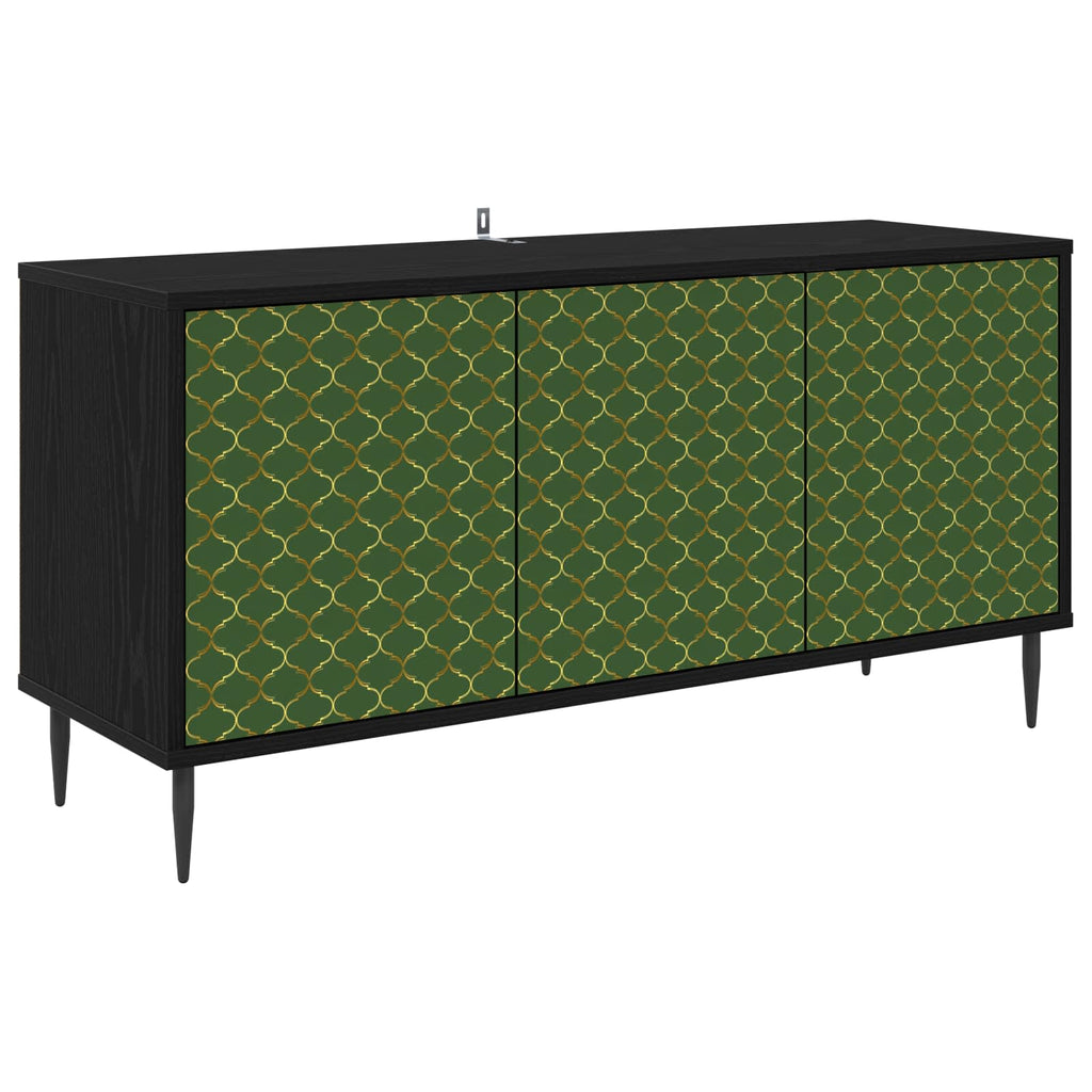 vidaXL Szafka pod telewizor GELEEN 102 x 33 x 51 cm Czarny dąb