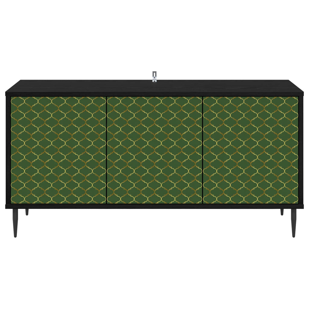 vidaXL Szafka pod telewizor GELEEN 102 x 33 x 51 cm Czarny dąb