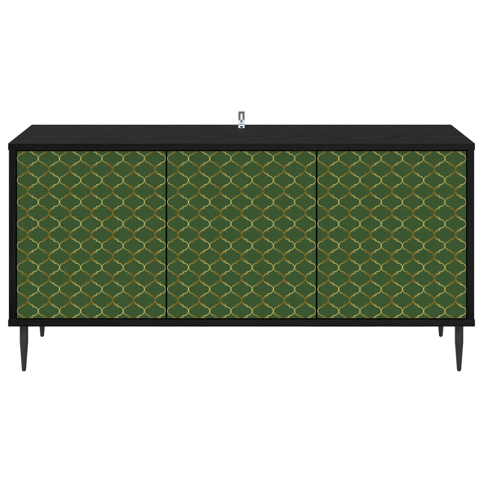 vidaXL Szafka pod telewizor GELEEN 102 x 33 x 51 cm Czarny dąb