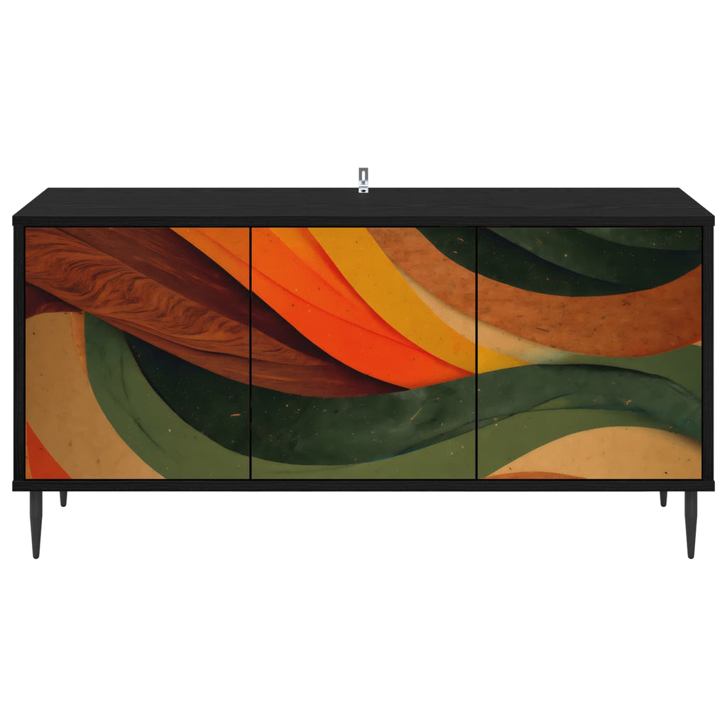 vidaXL Szafka pod telewizor BONN 102 x 33 x 51 cm Czarny dąb