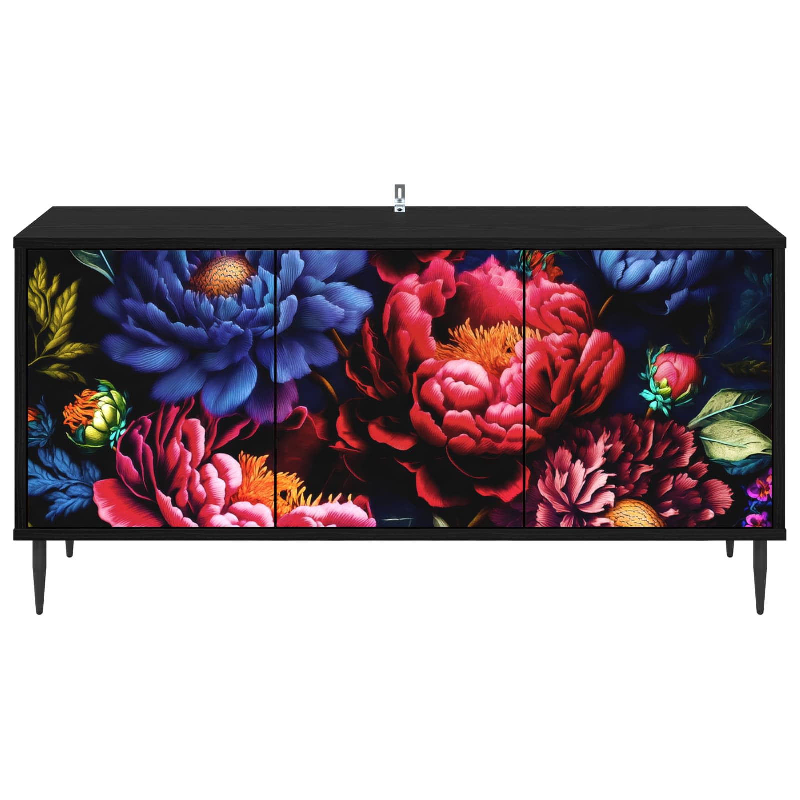 vidaXL Szafka pod telewizor KIEL 102 x 33 x 51 cm Czarny dąb