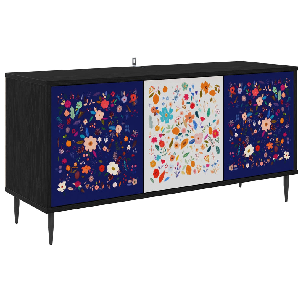 vidaXL Szafka pod telewizor MAINZ 102 x 33 x 51 cm Czarny dąb