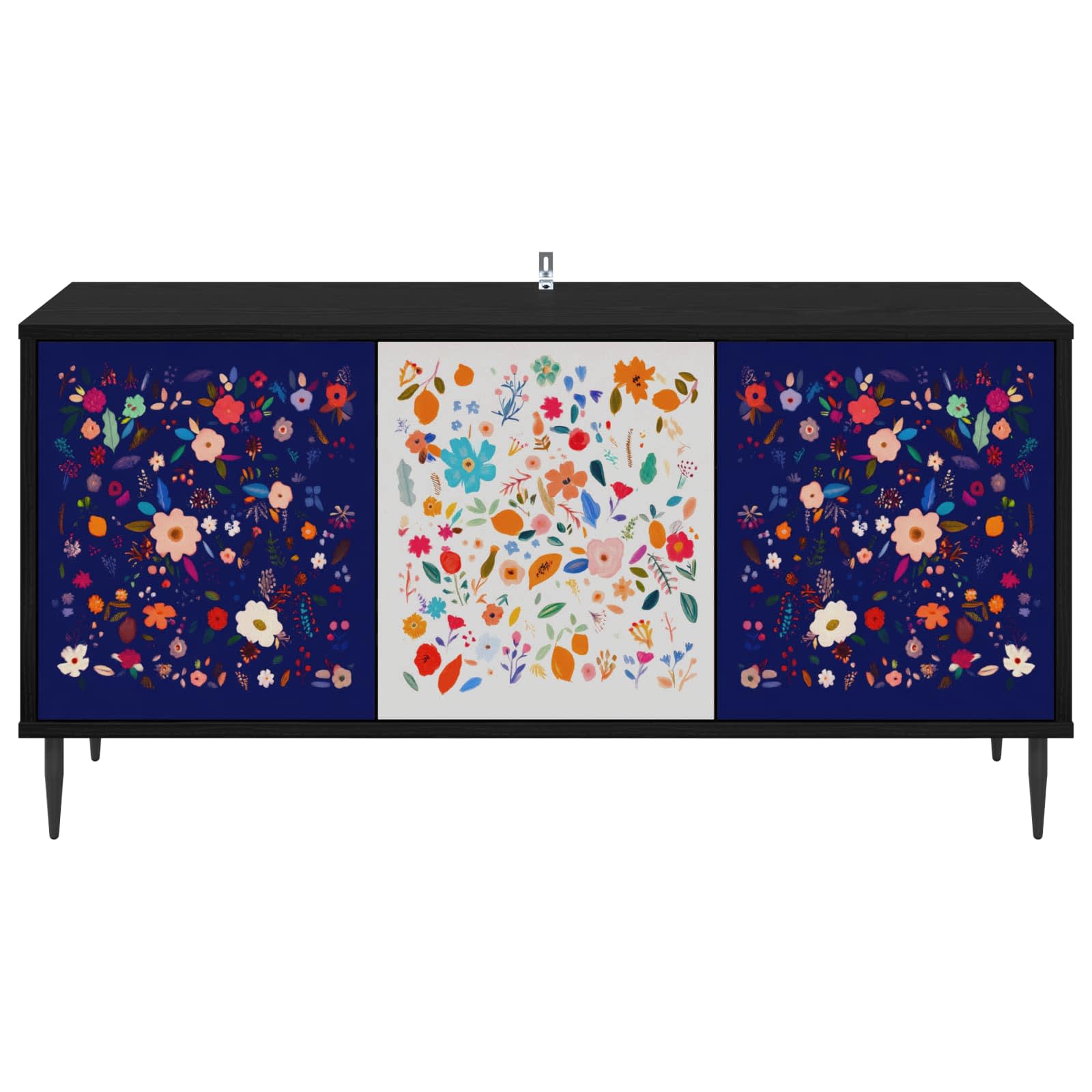 vidaXL Szafka pod telewizor MAINZ 102 x 33 x 51 cm Czarny dąb