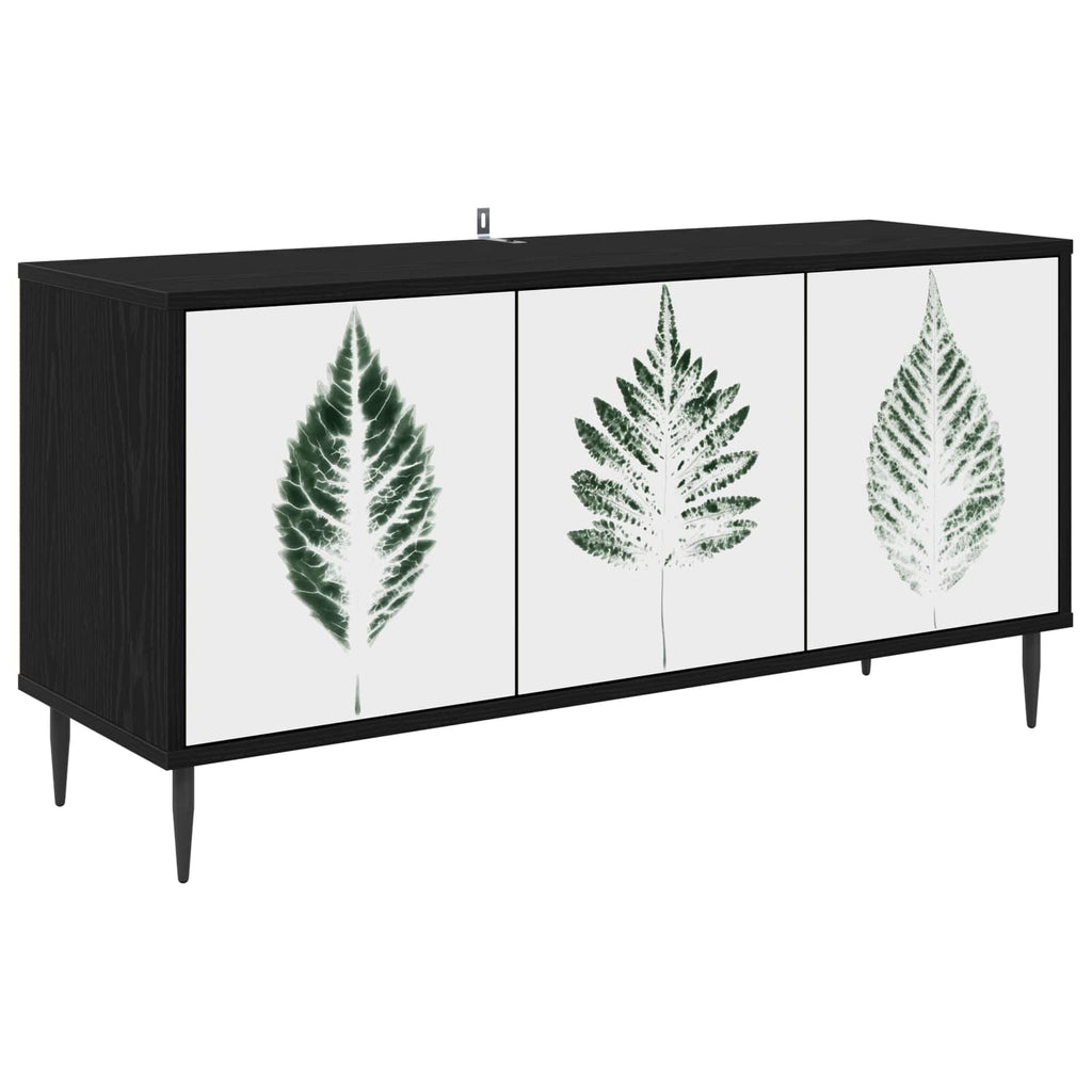 vidaXL Szafka pod telewizor HANAU 102 x 33 x 51 cm Czarny dąb