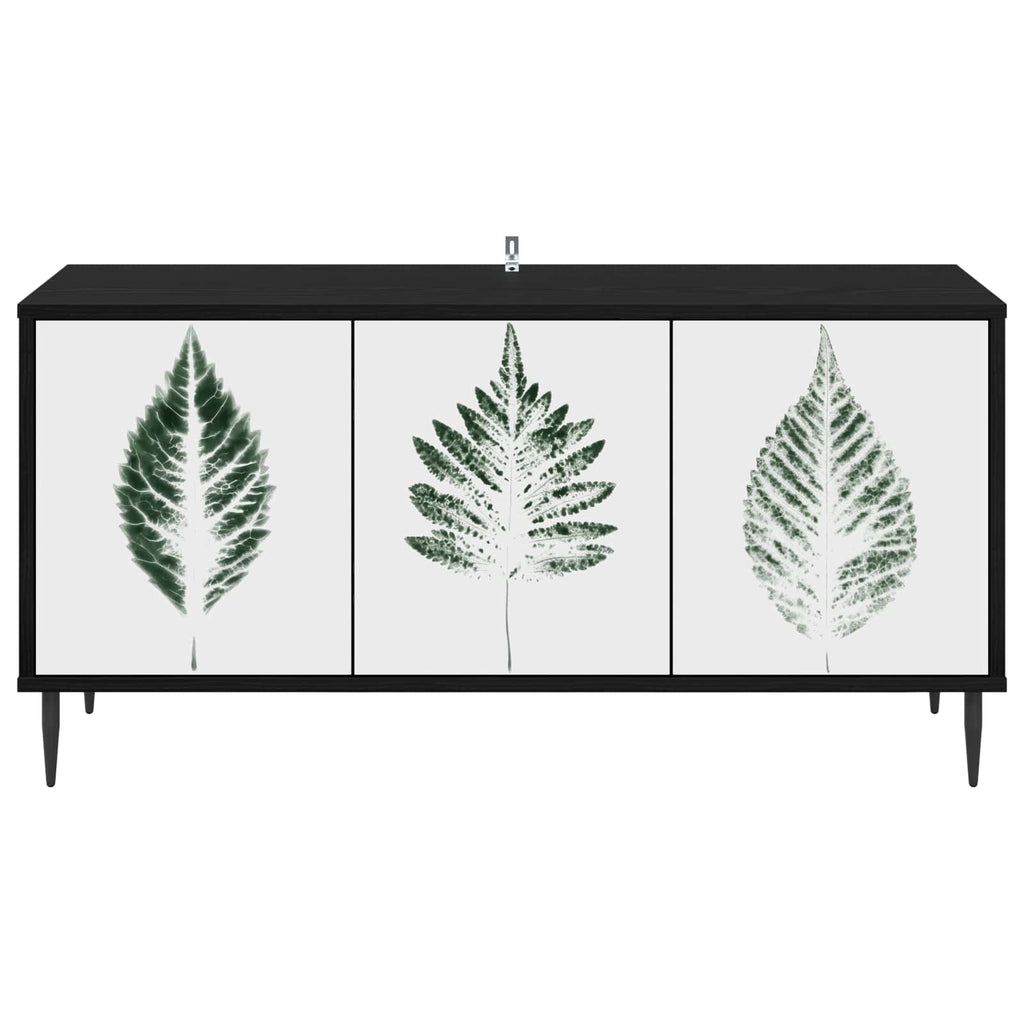 vidaXL Szafka pod telewizor HANAU 102 x 33 x 51 cm Czarny dąb