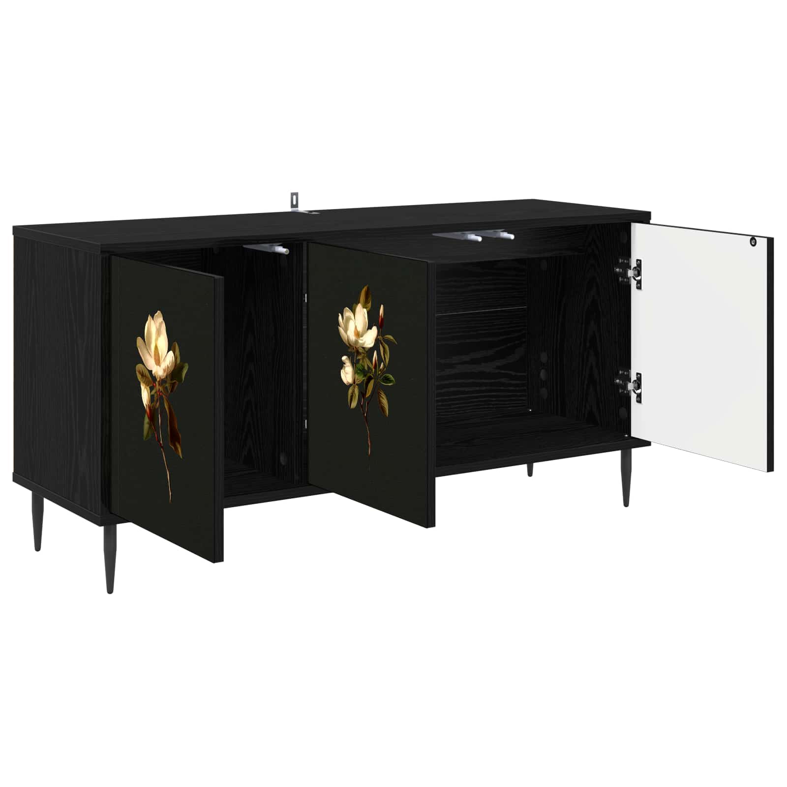 vidaXL Szafka pod telewizor BREMEN 102 x 33 x 51 cm Czarny dąb