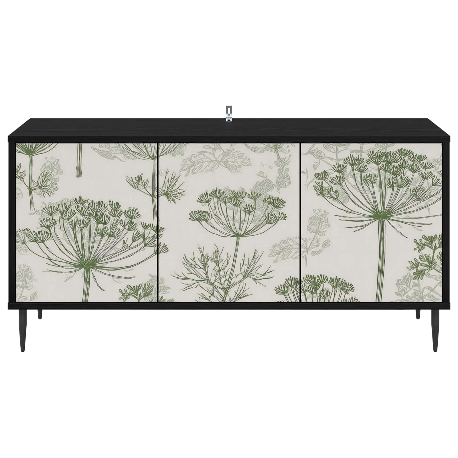 vidaXL Szafka pod telewizor GOTHA 102 x 33 x 51 cm Czarny dąb