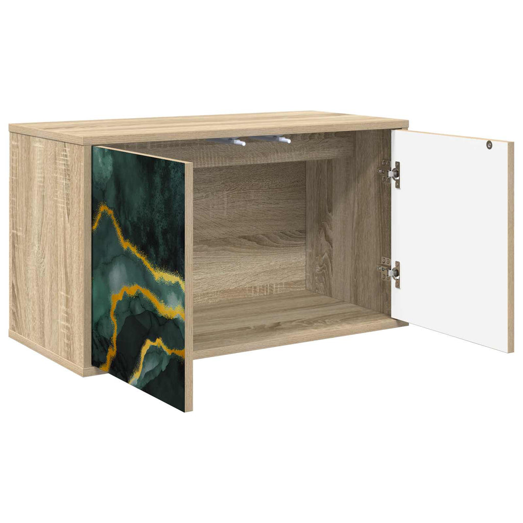vidaXL Szafka na telewizor montowana na ścianie WIJHE 69 x 33 x 40 cm