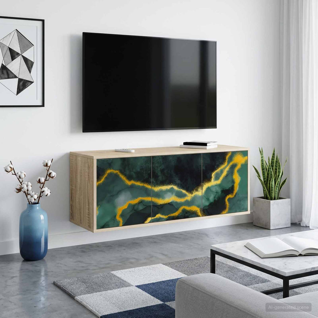 vidaXL Szafka na telewizor montowana na ścianie WIJHE 102 x 33 x 40 cm
