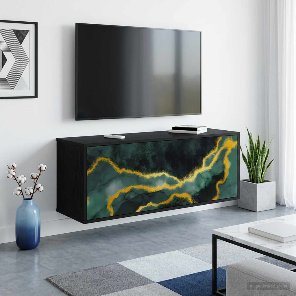 vidaXL Szafka na telewizor montowana na ścianie WIJHE 102 x 33 x 40 cm