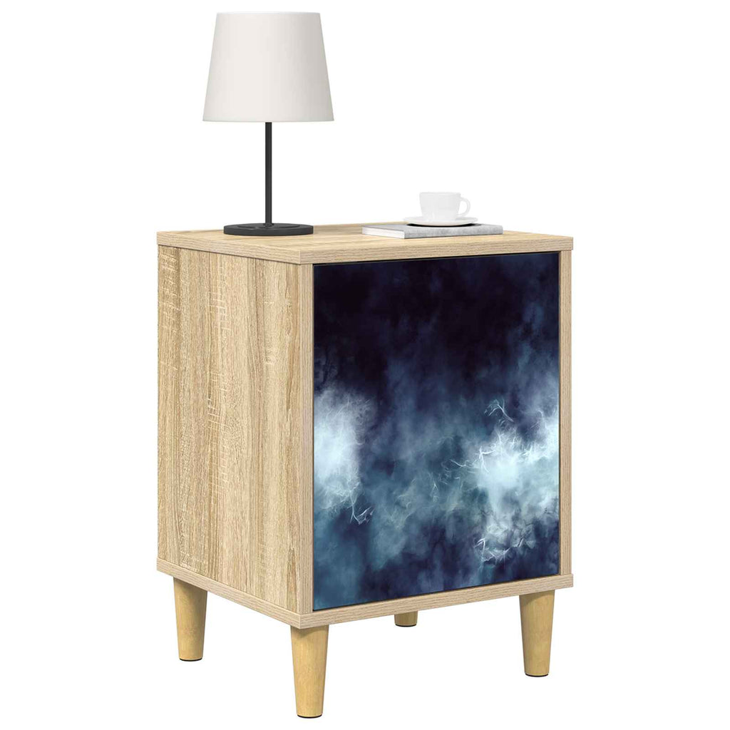 vidaXL Szafka Nocna RAALTE dąb Sonoma 36 x 33 x 50 cm
