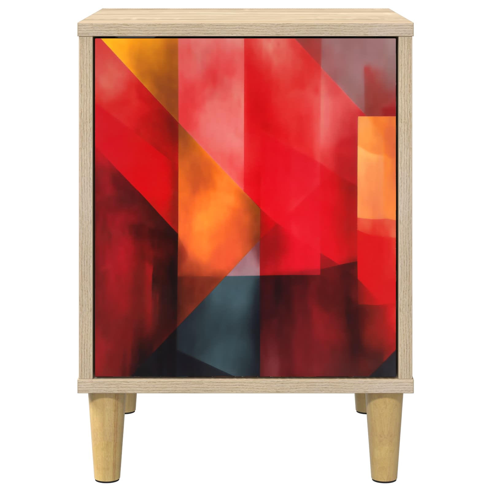 vidaXL Szafka Nocna HEESCH dąb Sonoma 36 x 33 x 50 cm